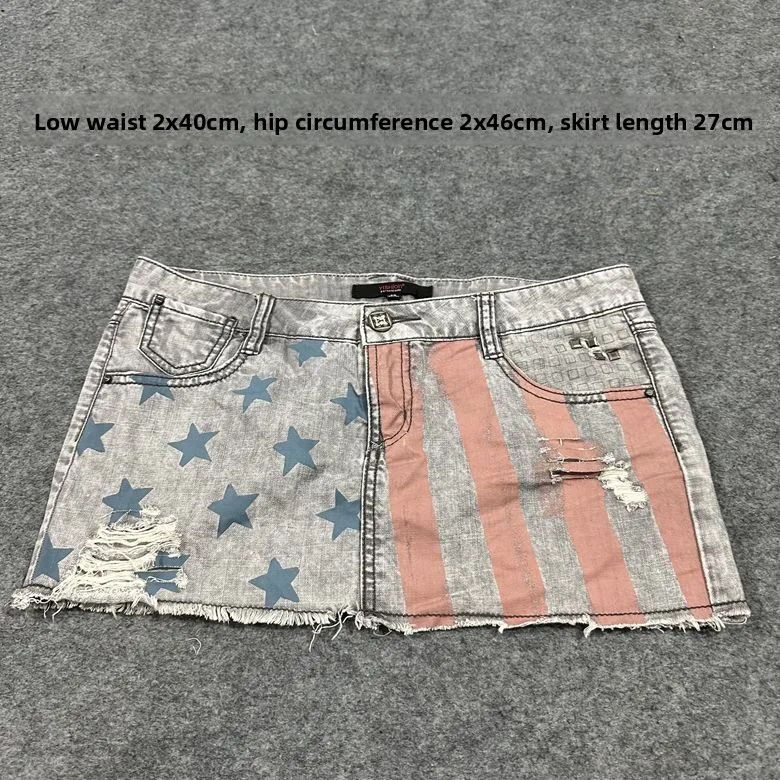 Z7vintage Low Waist Punk Waed out Denim Skirt Sexy Bodycon ort Skirts Handmade Ripped Wave Patterned Women's Skirts
Z7vintage Low Waist Punk Waed out Denim Skirt Sexy Bodycon ort Skirts Handmade Ripped Wave Patterned Women's Skirts
