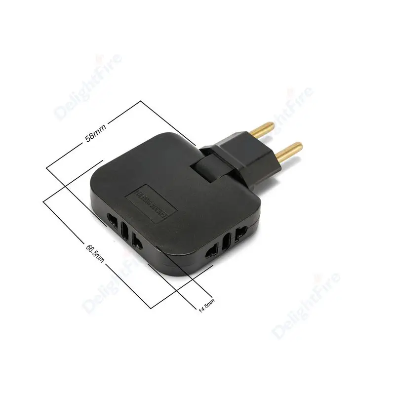 Copper 10A EU Plug 3 AC Outlet Power Adaptor 1 Convert 3 Extension Electrical Socket 180° Rotating Foldable Socket AC Adapter
Copper 10A EU Plug 3 AC Outlet Power Adaptor 1 Convert 3 Extension Electrical Socket 180° Rotating Foldable Socket AC Adapter