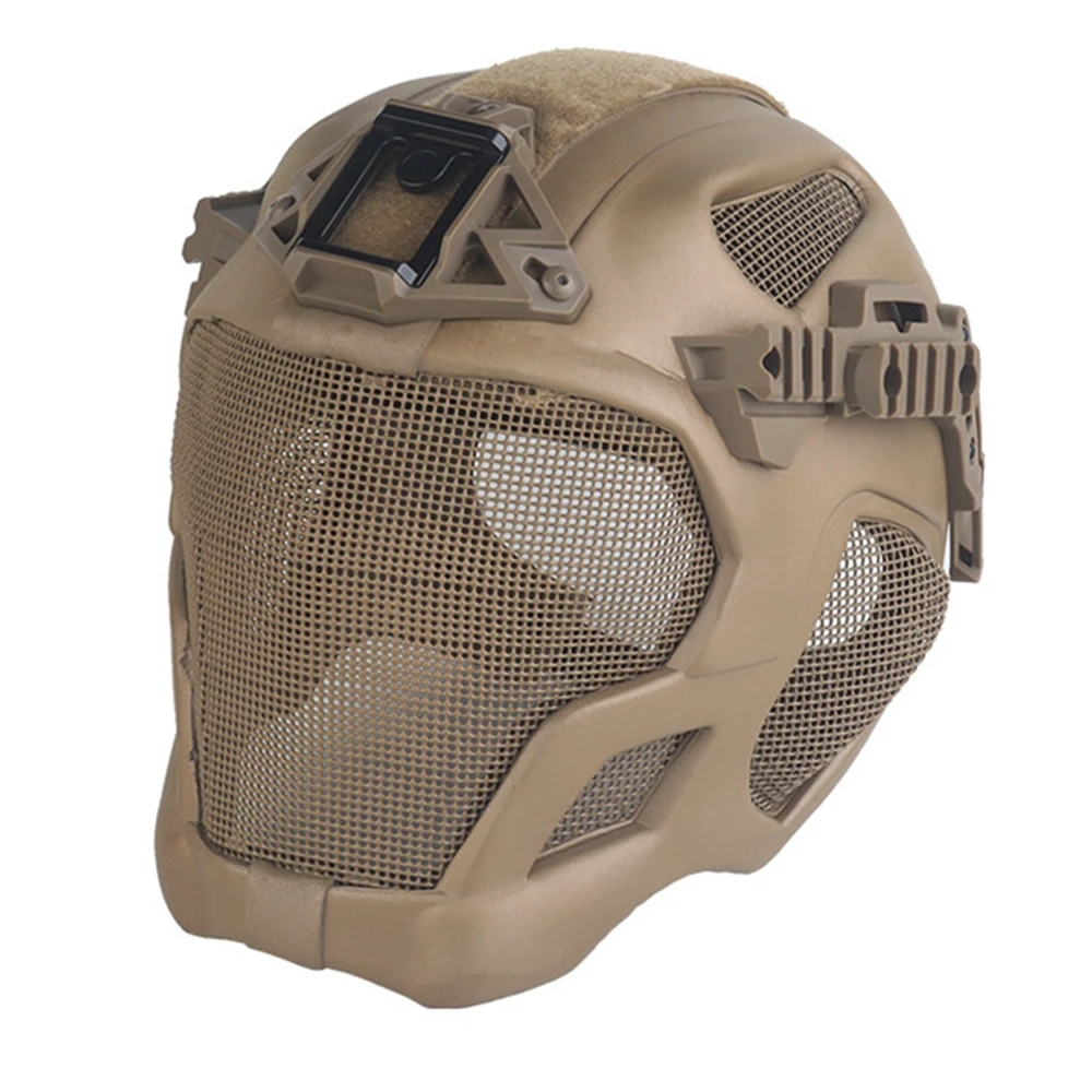 Tactical Full Face Mask Tactical Protection Helmet Mask Hunting Game Protection Steel Wire Face Mask
Tactical Full Face Mask Tactical Protection Helmet Mask Hunting Game Protection Steel Wire Face Mask