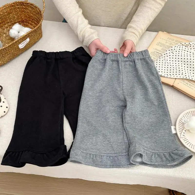 2026 Spring New Girls Flared Trousers Solid Children Casual Pants Toddler Cotton Versatile Trousers Fashion Kids Clothes
2026 Spring New Girls Flared Trousers Solid Children Casual Pants Toddler Cotton Versatile Trousers Fashion Kids Clothes