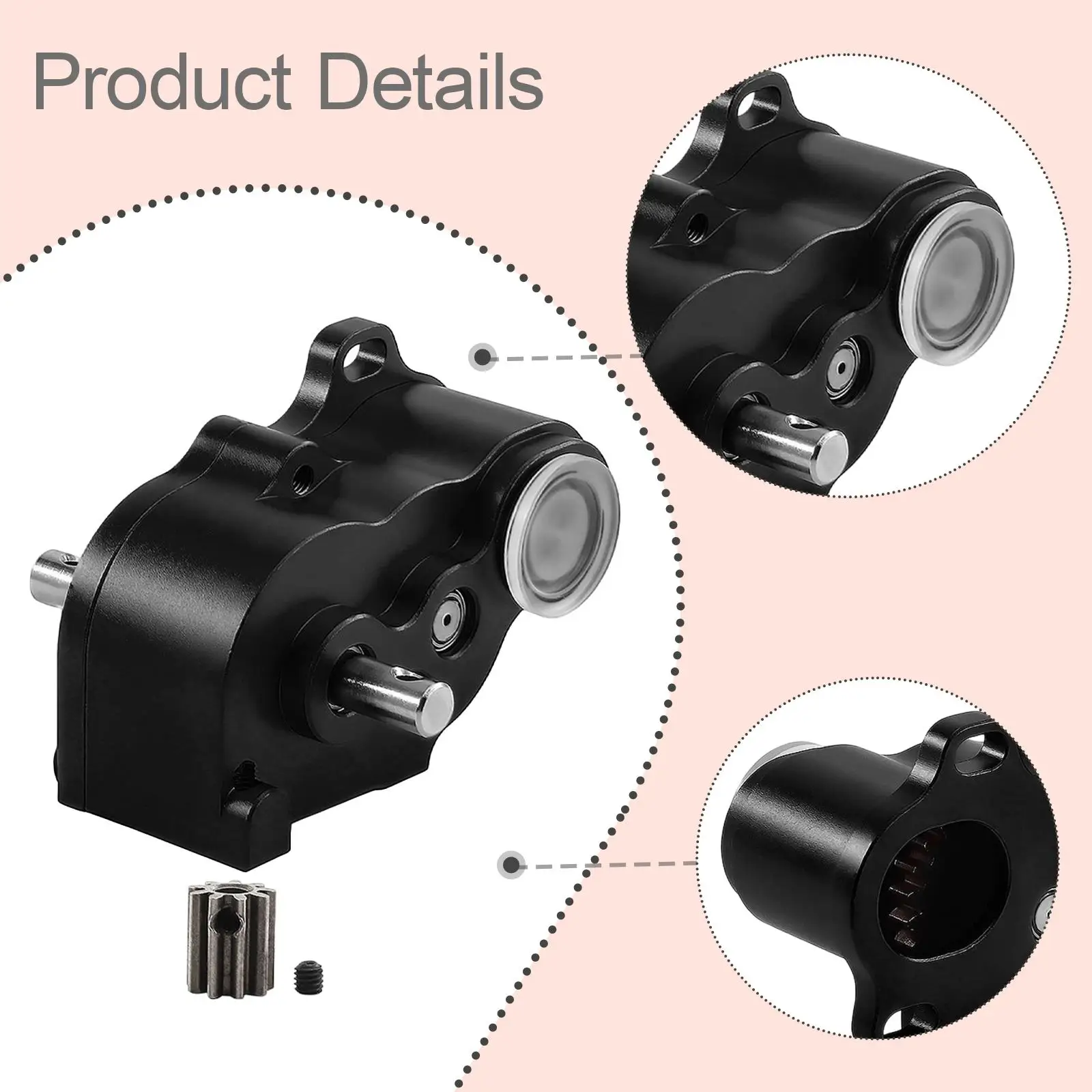 1/10 RC Crawler Car Lcg Gearbox Aluminum Alloy Transmission Gearbox Accessories for SCX10
1/10 RC Crawler Car Lcg Gearbox Aluminum Alloy Transmission Gearbox Accessories for SCX10