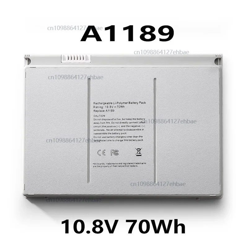 A1189 70Wh 10.8V Battery For Apple MacBook Pro 17" A1151(Early 2006)A1212(Late 2006)A1229(Mid/Late 2007)A1261Fast
A1189 70Wh 10.8V Battery For Apple MacBook Pro 17" A1151(Early 2006)A1212(Late 2006)A1229(Mid/Late 2007)A1261Fast
