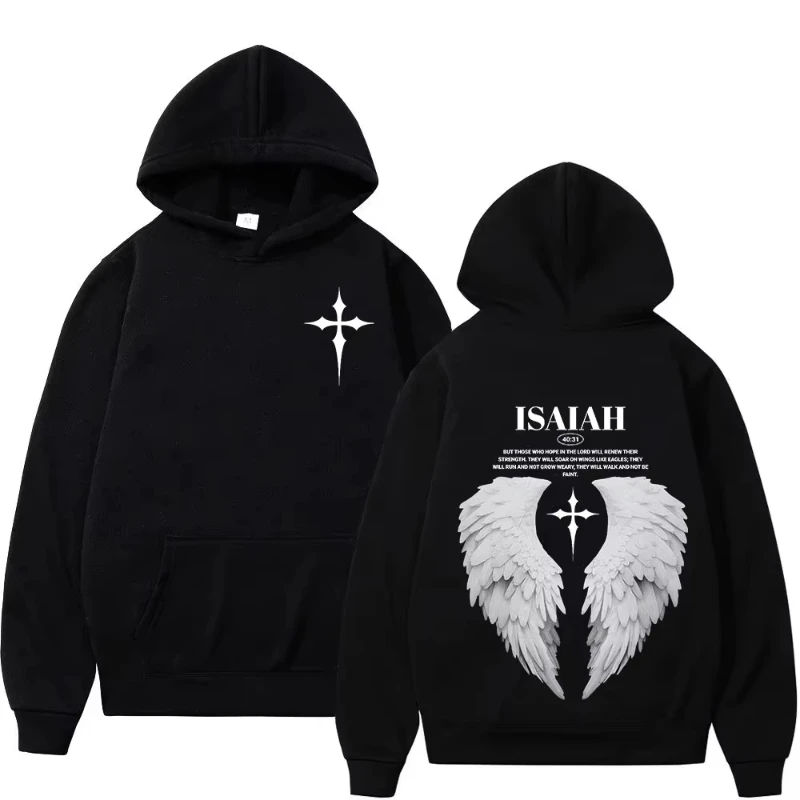A loose and trendy hooded sweatshirt with printed Bible verses for autumn/winter 2025 for both men and women
A loose and trendy hooded sweatshirt with printed Bible verses for autumn/winter 2025 for both men and women