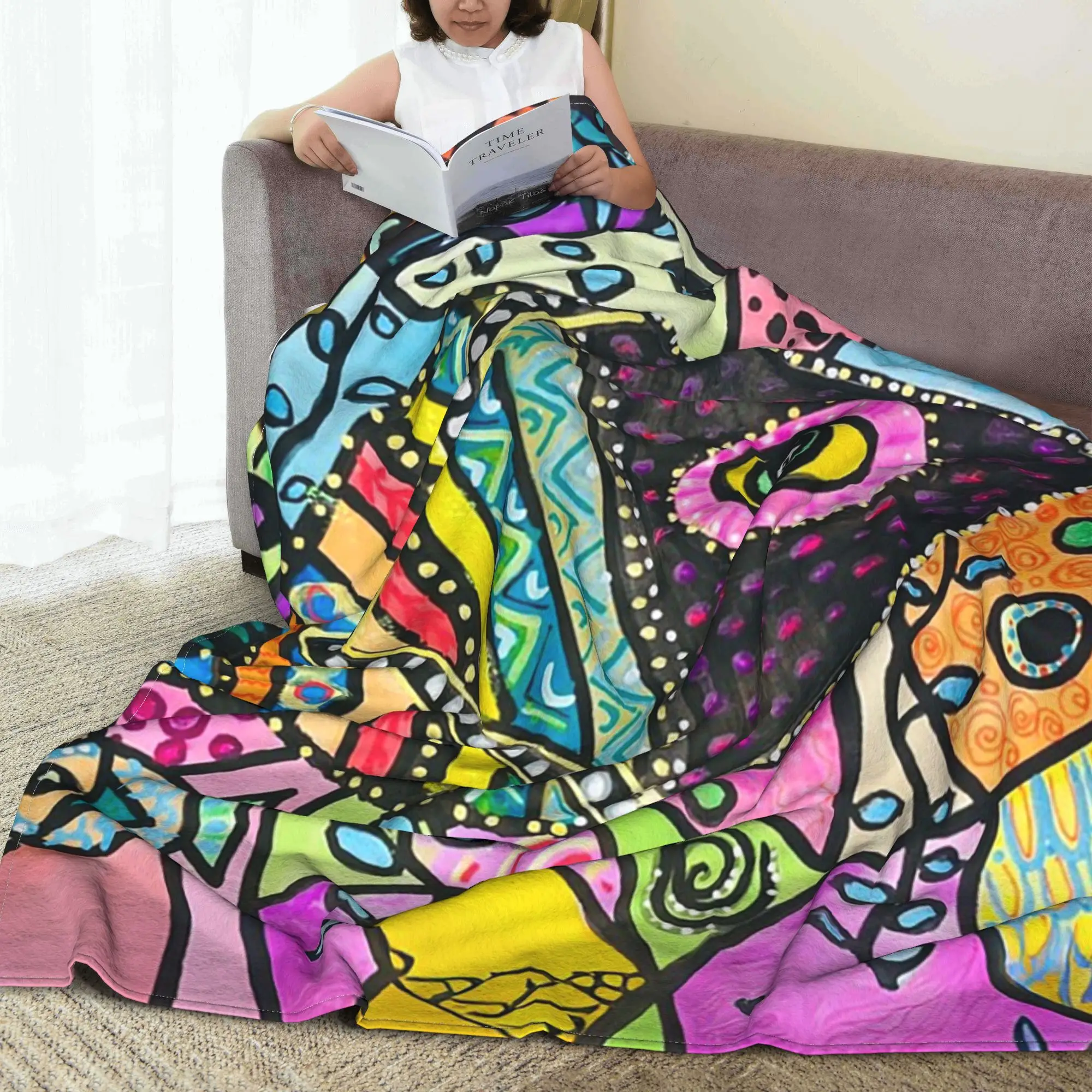 Patchwork Fish Fiesta Blankets Lightweight Fleece Sofa Throw Blanket for Home Bedroom Office Throws Bedspread Quilt
Patchwork Fish Fiesta Blankets Lightweight Fleece Sofa Throw Blanket for Home Bedroom Office Throws Bedspread Quilt