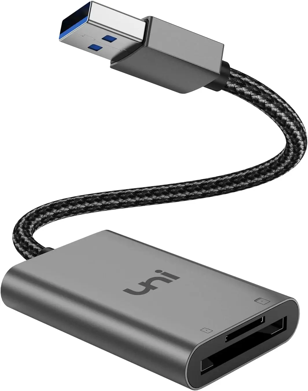 USB 3.0 SD Card Reader, Dual Slot for SD & Micro SD, High-Speed Aluminum Adapter for Laptop/PC
USB 3.0 SD Card Reader, Dual Slot for SD & Micro SD, High-Speed Aluminum Adapter for Laptop/PC