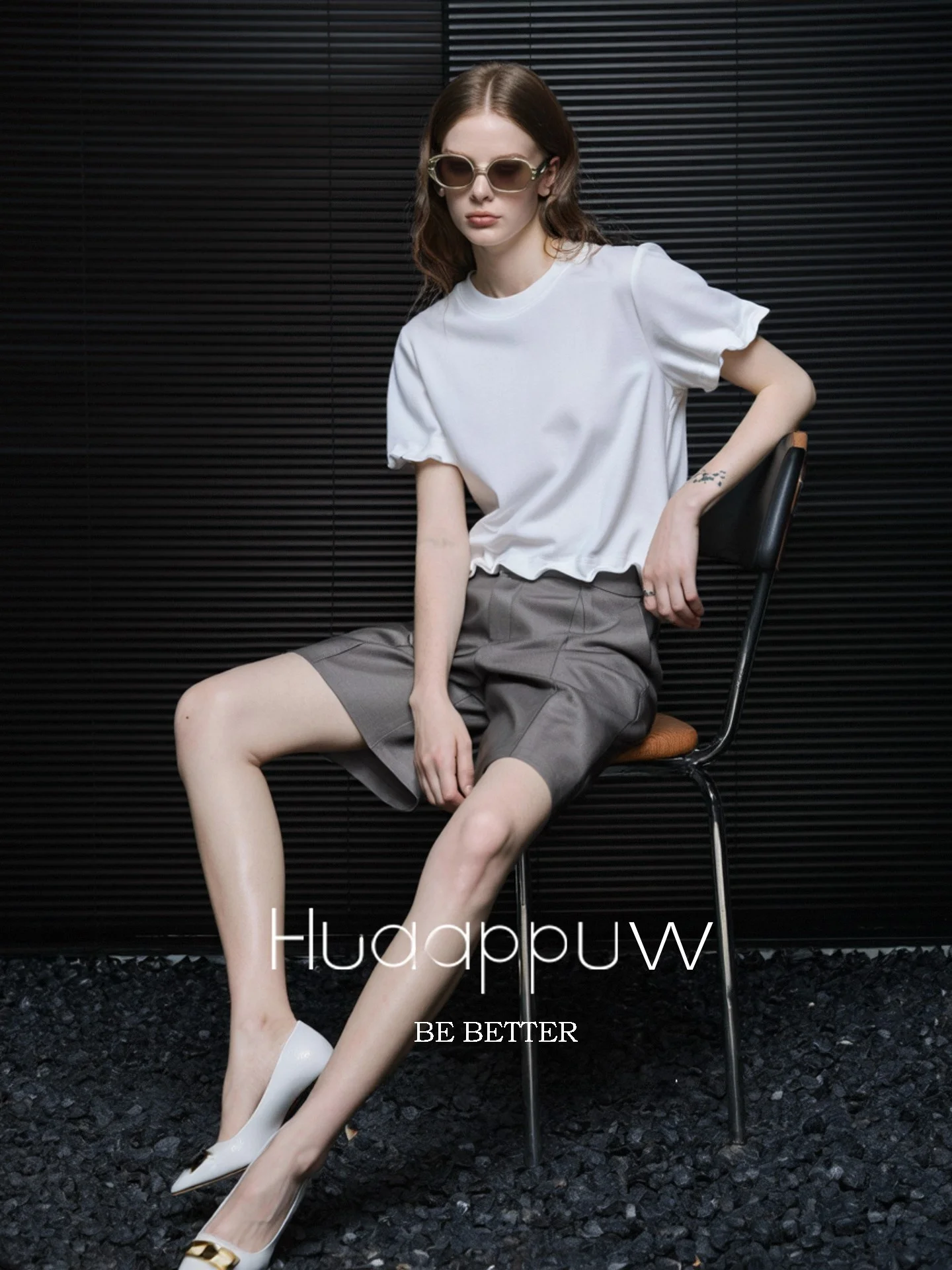 Huaappuw Women's White Petal Sleeve T-shirt round Neck Commute Top French Style Standard Fit Summer New Arrival
Huaappuw Women's White Petal Sleeve T-shirt round Neck Commute Top French Style Standard Fit Summer New Arrival