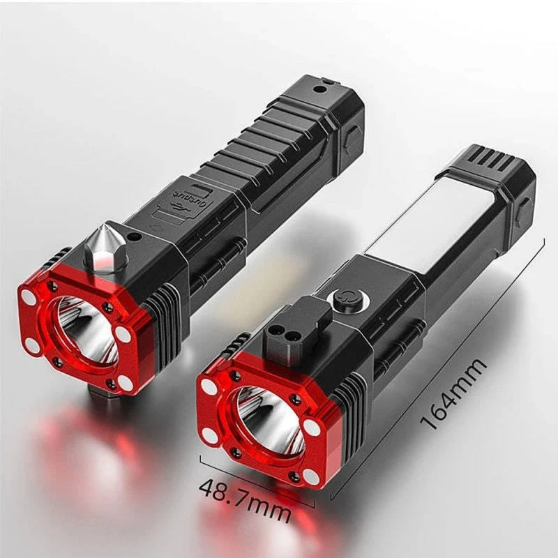 COB Multifunctional Powerful Flashlight Portable Super Bright Torch Light Self-defense Flashlight Car Repair Work Light High
COB Multifunctional Powerful Flashlight Portable Super Bright Torch Light Self-defense Flashlight Car Repair Work Light High