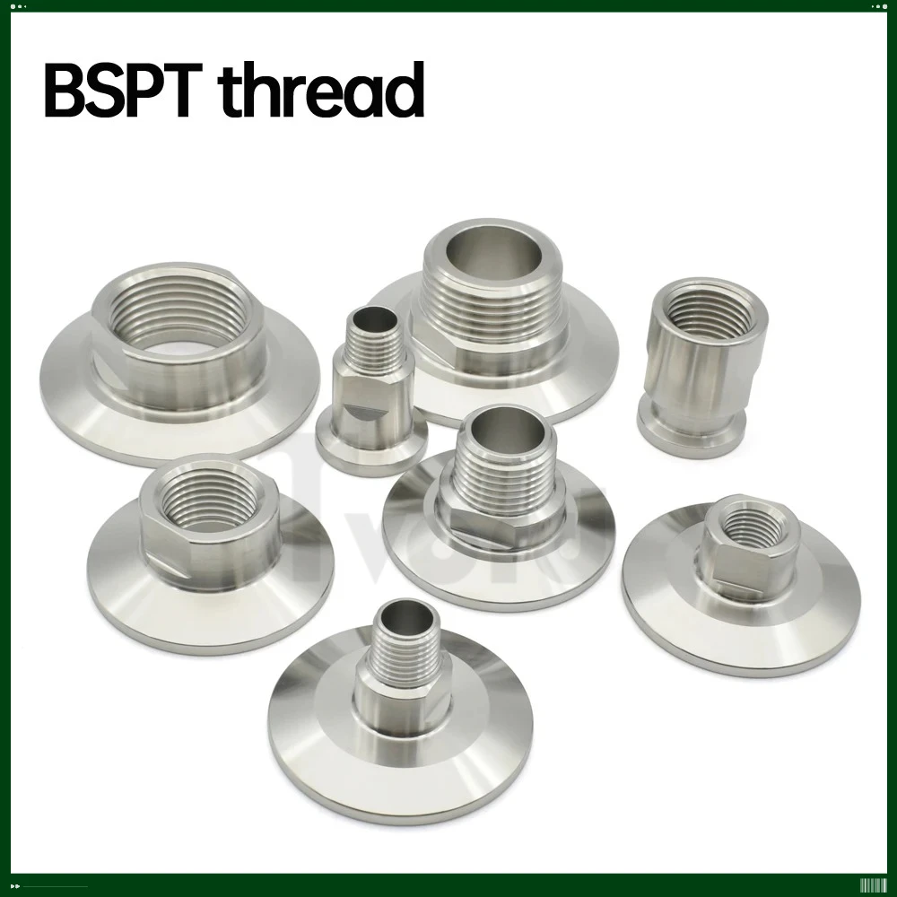 1/4 "1/2" 3/4 "1" BSP Male and Female Thread Adapter Sanitary SS304 Stainless Steel Three Clamp 25.4 50.5 64mm Homemade Adapter
1/4 "1/2" 3/4 "1" BSP Male and Female Thread Adapter Sanitary SS304 Stainless Steel Three Clamp 25.4 50.5 64mm Homemade Adapter