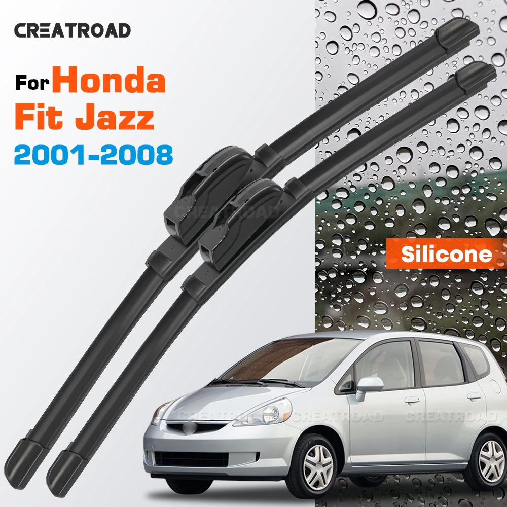 Silicone Wiper Blades Fit For Honda Fit Jazz MK1 2001-2008 Coated Silent HD Wear-Resistant Car Windshield Wipers 20"+16"
Silicone Wiper Blades Fit For Honda Fit Jazz MK1 2001-2008 Coated Silent HD Wear-Resistant Car Windshield Wipers 20"+16"