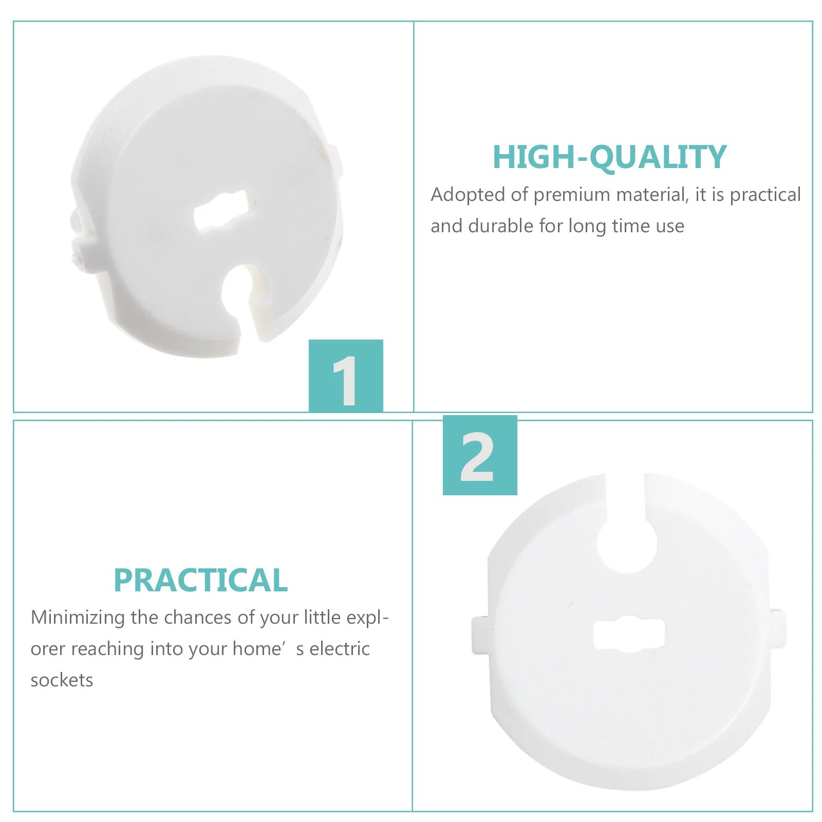 20Pcs Baby Plug Covers Childproof Electric Socket Protective Outlet Cover Safety Cap for Home Kitchen Living Room
20Pcs Baby Plug Covers Childproof Electric Socket Protective Outlet Cover Safety Cap for Home Kitchen Living Room