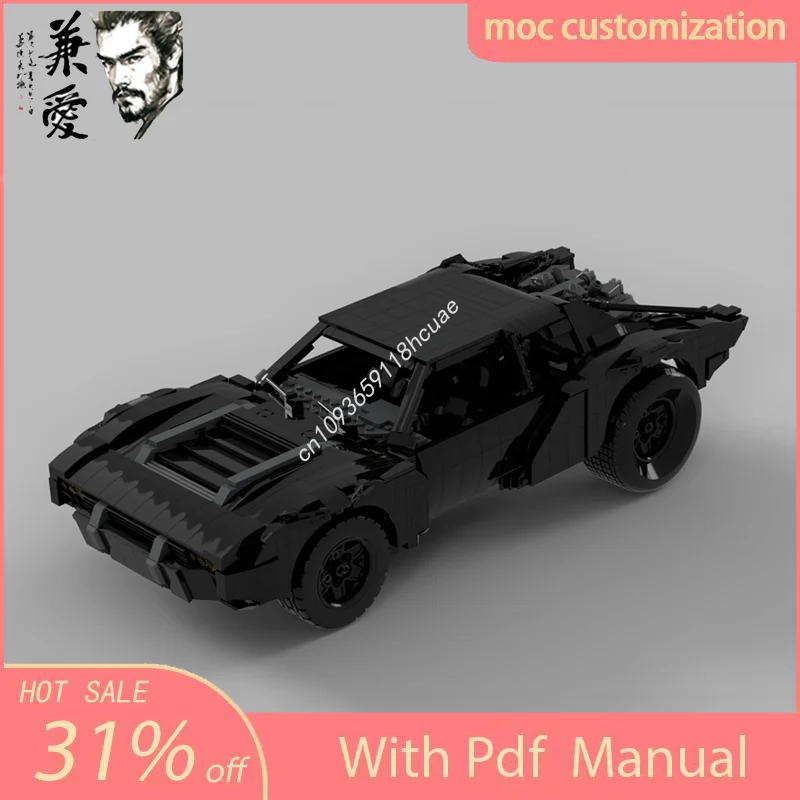 1285 шт. Moc Batmobile Rober Pattinson Matt Reeves, суперкар, технология, креативная детская игрушка, строительные блоки на день рождения, праздничные подарки
1285 шт. Moc Batmobile Rober Pattinson Matt Reeves, суперкар, технология, креативная детская игрушка, строительные блоки на день рождения, праздничные подарки