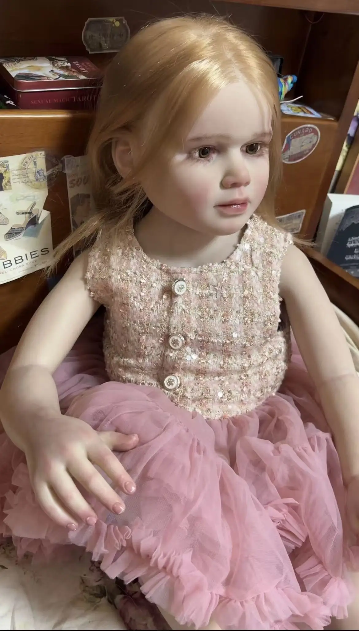 43inches Reborn Doll High Quality Pure Hand-draw Details Painted Finished Huge Girl 115cm Tall
43inches Reborn Doll High Quality Pure Hand-draw Details Painted Finished Huge Girl 115cm Tall