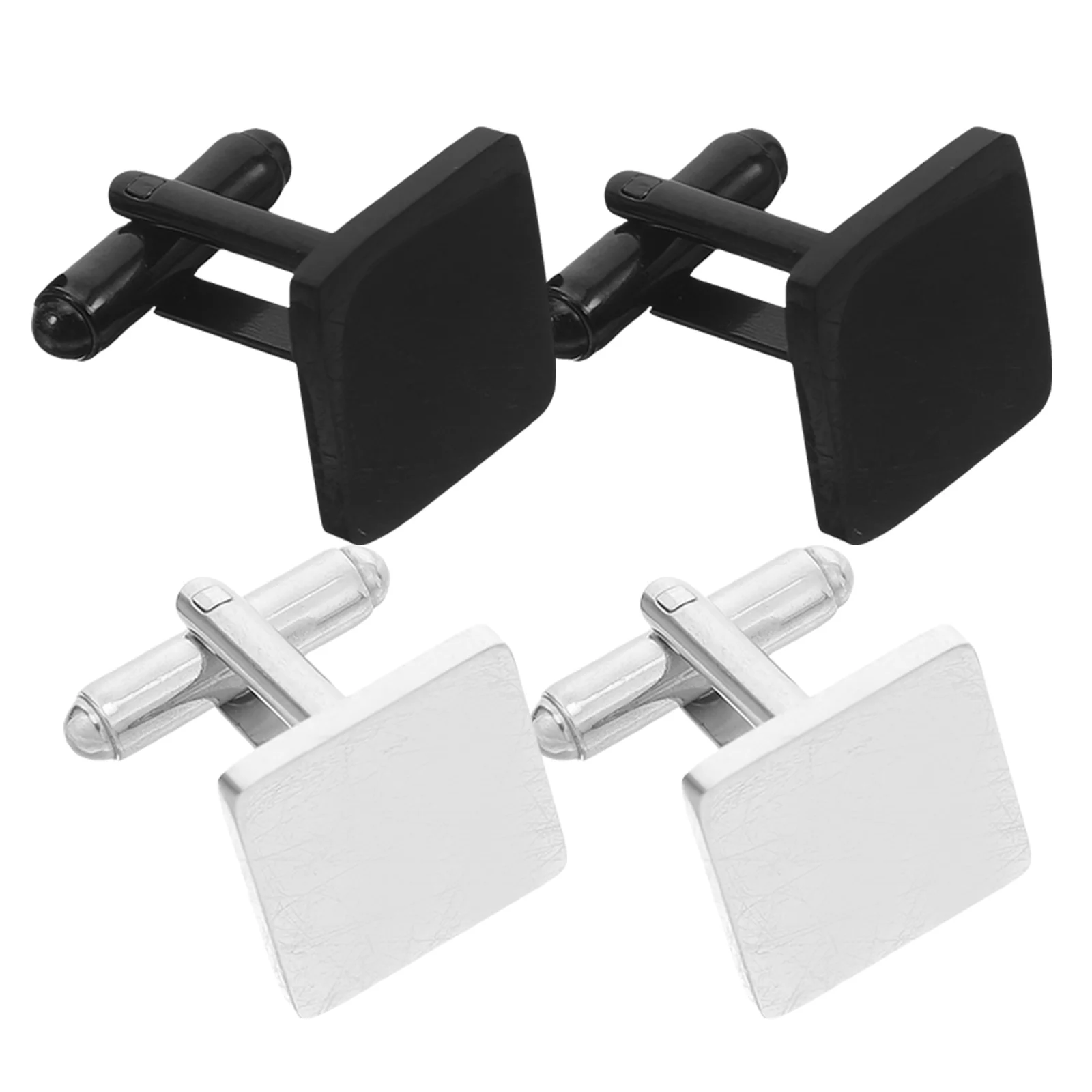 2 Pairs Stainless Steel Cuff Links French Square Design Men'S Business Wedding Accessories Scratch Resistant Easy Install Formal
2 Pairs Stainless Steel Cuff Links French Square Design Men'S Business Wedding Accessories Scratch Resistant Easy Install Formal