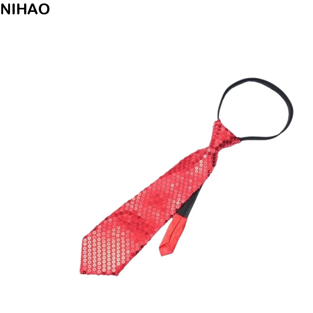 Solid Color Sequins Ties Korean Style Club Bar Neckties Pre-Tied Neck Wear Show Ties Hip-hop Dance Ties Women Neckties Students
Solid Color Sequins Ties Korean Style Club Bar Neckties Pre-Tied Neck Wear Show Ties Hip-hop Dance Ties Women Neckties Students