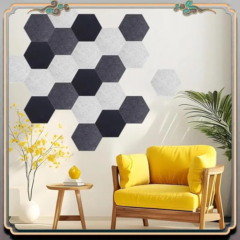 Durable Acoustic Panels, 12 Pack Soundproof Wall Panels,Self-Adhesive Sound Absorbing, Hexagon Sound Proof Panels
Durable Acoustic Panels, 12 Pack Soundproof Wall Panels,Self-Adhesive Sound Absorbing, Hexagon Sound Proof Panels