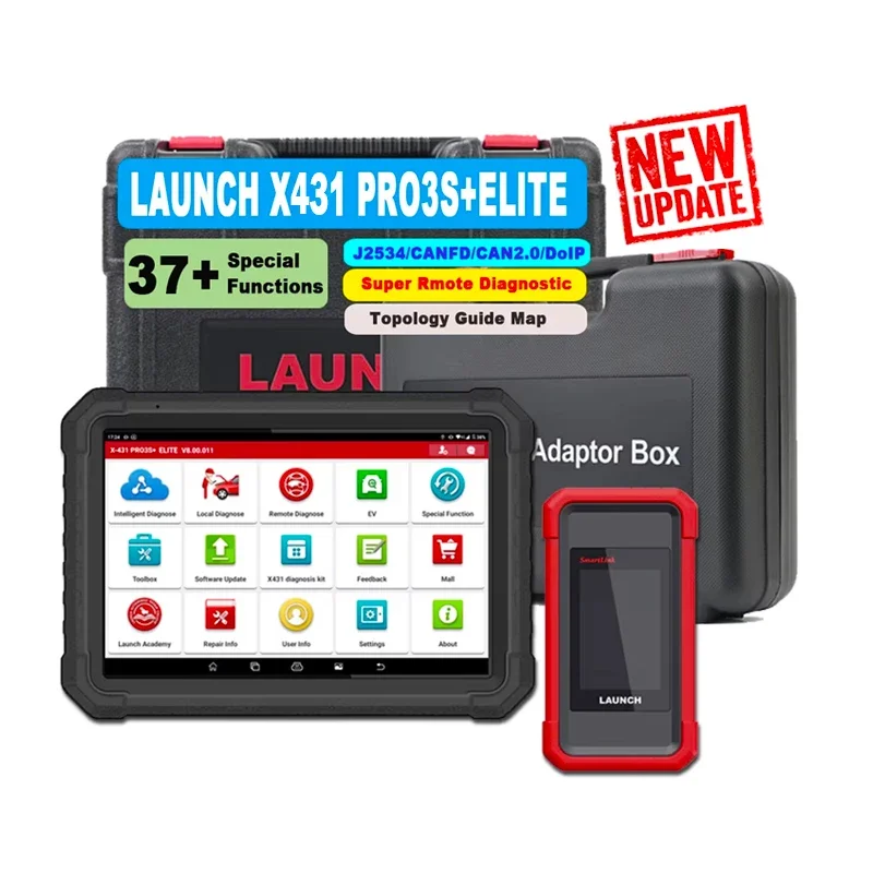 X-431 PRO3S+ELITE Super Remote Diagnostics HD Truck Scanning, 60+ Services for Cars and Trucks Diagnostic Tools
X-431 PRO3S+ELITE Super Remote Diagnostics HD Truck Scanning, 60+ Services for Cars and Trucks Diagnostic Tools