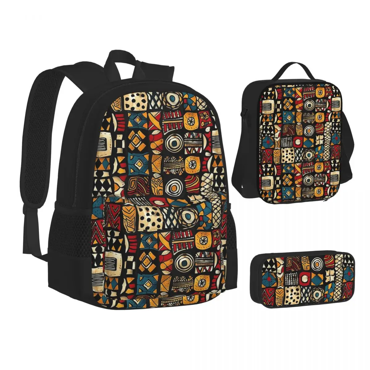 Kizomba Samakaka Ankara African Pattern Wax Backpacks Bookbag School Bags Kids Rucksack Lunch Bag Pen Bag Three-Piece Set
Kizomba Samakaka Ankara African Pattern Wax Backpacks Bookbag School Bags Kids Rucksack Lunch Bag Pen Bag Three-Piece Set