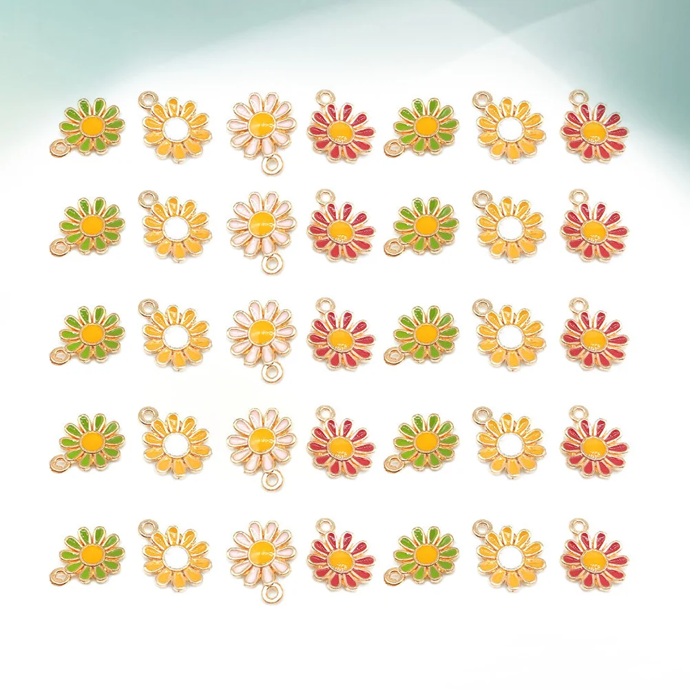 60 Pcs Alloy Jewelry Accessories Daisy Flower Charms Girls for Earring DIY Accessory Props
60 Pcs Alloy Jewelry Accessories Daisy Flower Charms Girls for Earring DIY Accessory Props