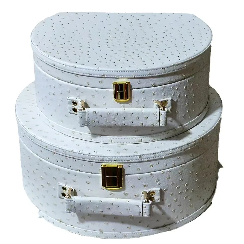 Modern simple model room semi-round suitcase bedroom cloakroom decoration storage box
Modern simple model room semi-round suitcase bedroom cloakroom decoration storage box