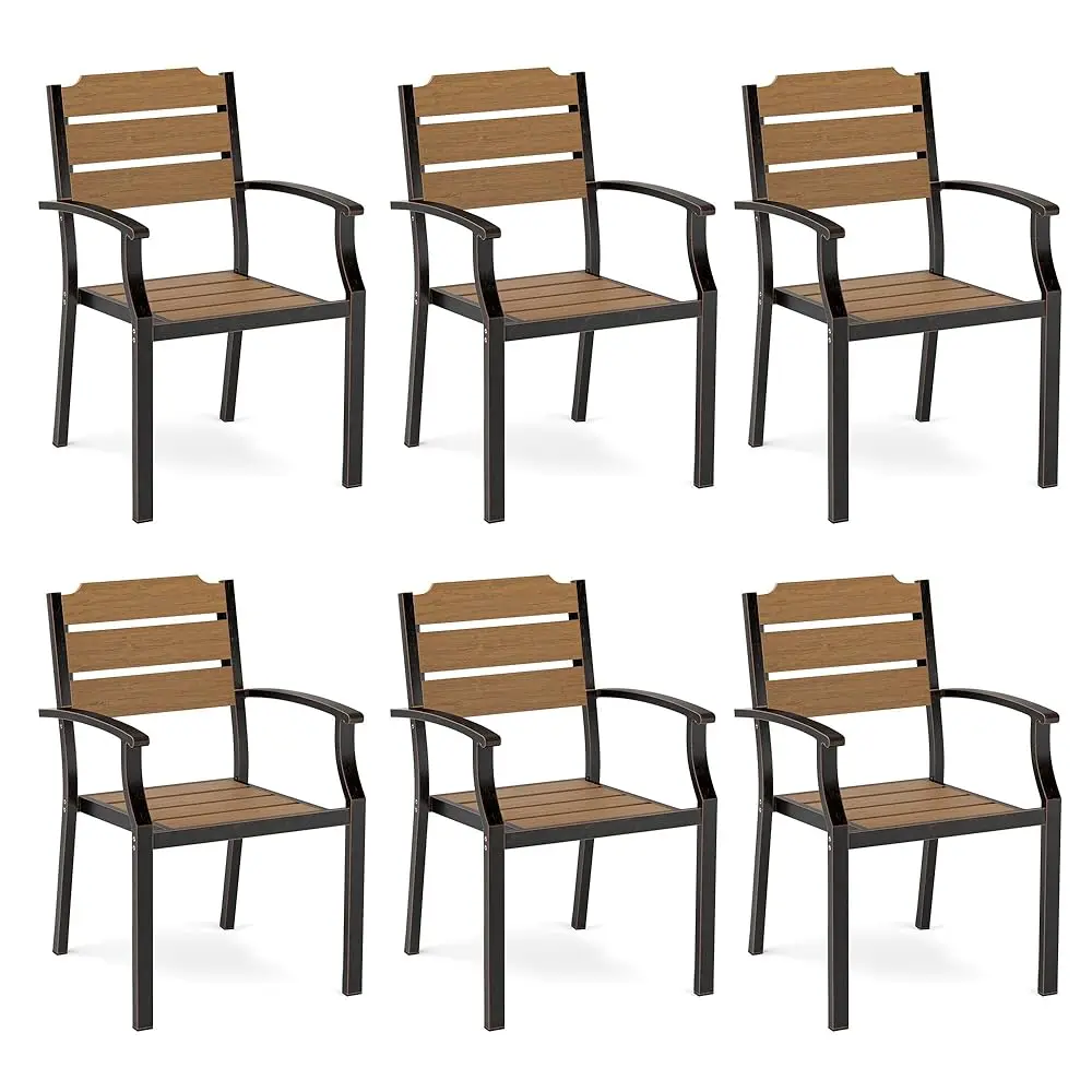 Outdoor Dining Chairs, Patio Dining Chairs, Hdps All-Weather Material Outdoor Chairs, Patio Chairs Set Of 6 For Patio, Lawn,
Outdoor Dining Chairs, Patio Dining Chairs, Hdps All-Weather Material Outdoor Chairs, Patio Chairs Set Of 6 For Patio, Lawn,