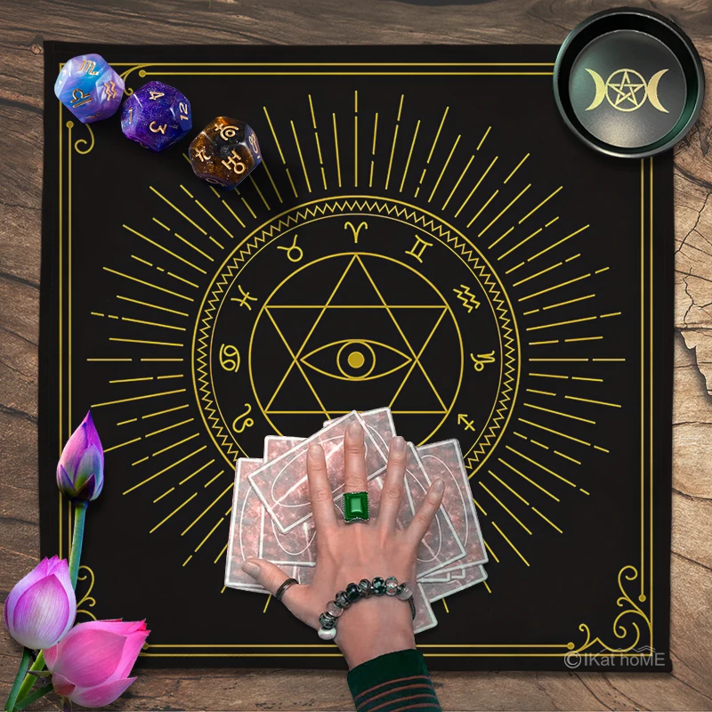 12 Constellations Tarot Tablecloth Velvet Altar Cloth Melkaba Hexagram Board Game Astrology Oracle Card Pad Wheel Of The Zodiac
12 Constellations Tarot Tablecloth Velvet Altar Cloth Melkaba Hexagram Board Game Astrology Oracle Card Pad Wheel Of The Zodiac