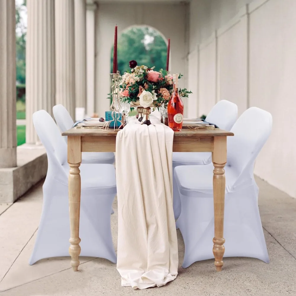 Stretch Spandex Folding Chair Covers 30PCS, Universal Elastic Fitted Chair Cover Protector
Stretch Spandex Folding Chair Covers 30PCS, Universal Elastic Fitted Chair Cover Protector