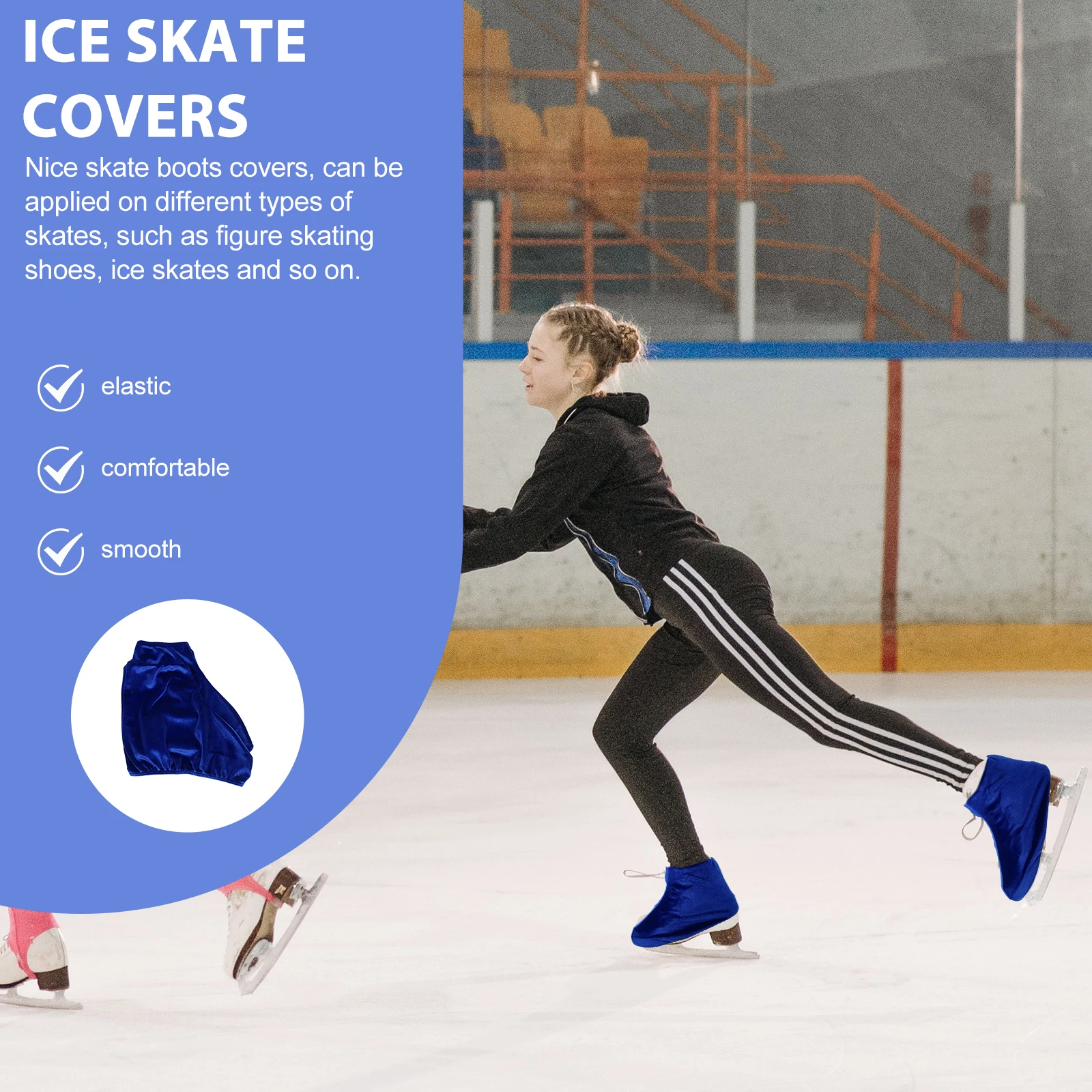 Skate Covers Blue Women Child Portable Protectors Wear Resistant Anti-dirty Lightweight Skating Accessory Hockey Gift
Skate Covers Blue Women Child Portable Protectors Wear Resistant Anti-dirty Lightweight Skating Accessory Hockey Gift