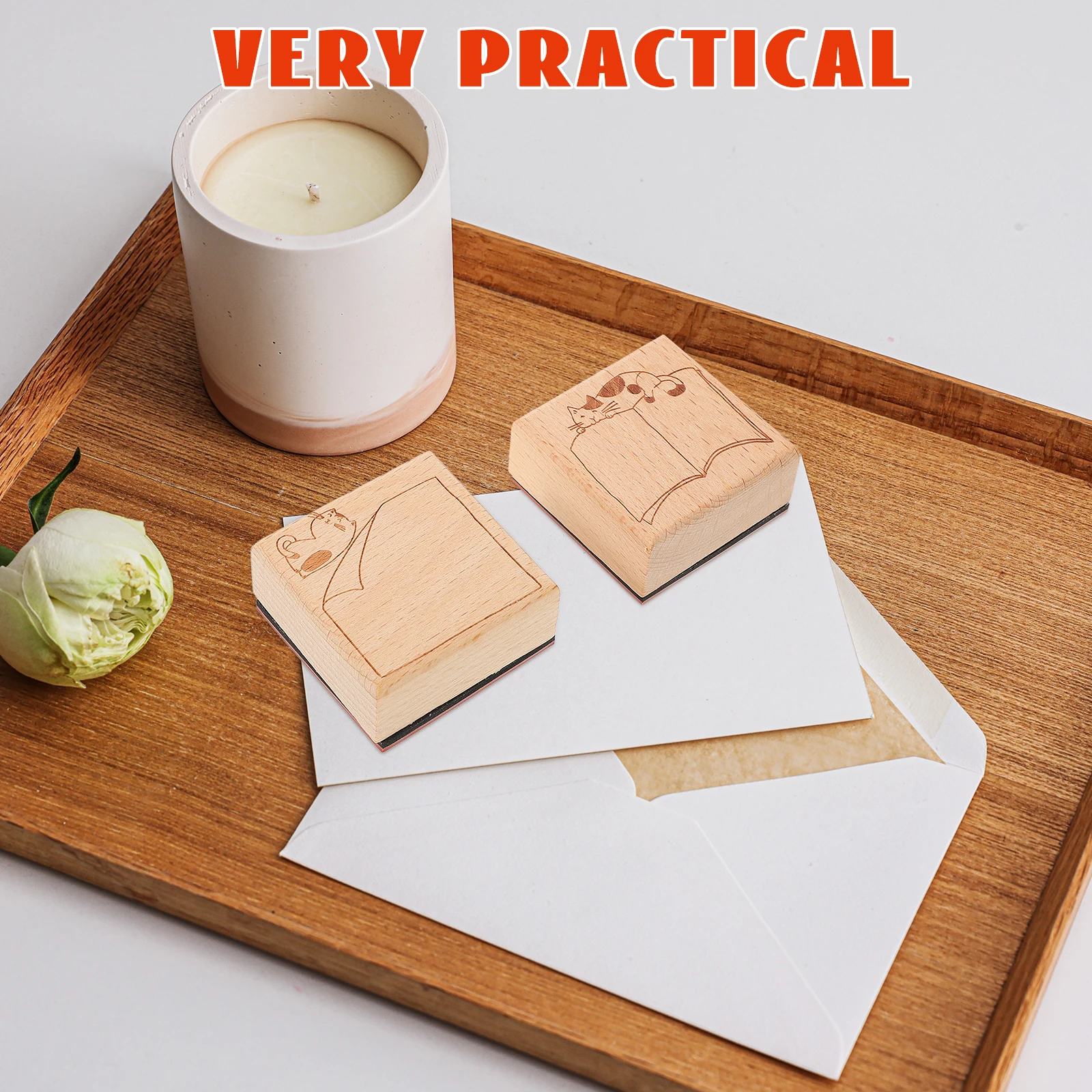 2pcs Hand Stamp Notepad Creative Pattern Cute Cat Stamps Message Box Decorative Versatile Wooden Artistic Scrapbook Diy
2pcs Hand Stamp Notepad Creative Pattern Cute Cat Stamps Message Box Decorative Versatile Wooden Artistic Scrapbook Diy