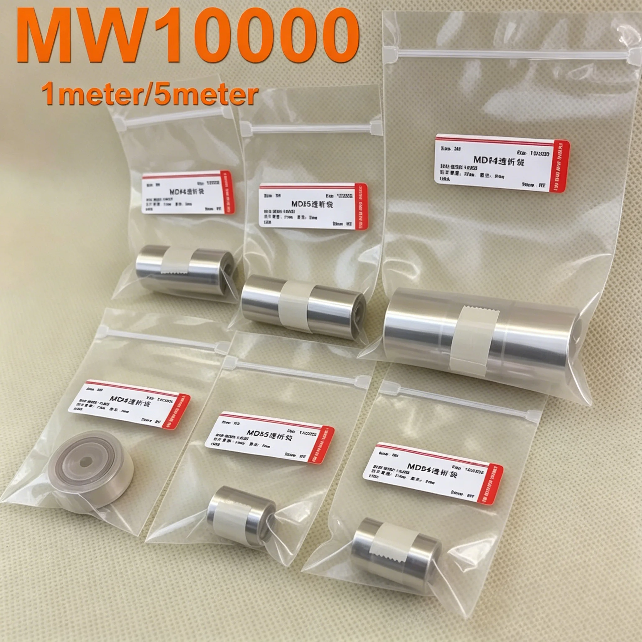 1/5Meter MW10000 RC Dialysis Bag Regenerated Cellulose Tubing MD25-77mm for Lab Protein Purification
1/5Meter MW10000 RC Dialysis Bag Regenerated Cellulose Tubing MD25-77mm for Lab Protein Purification