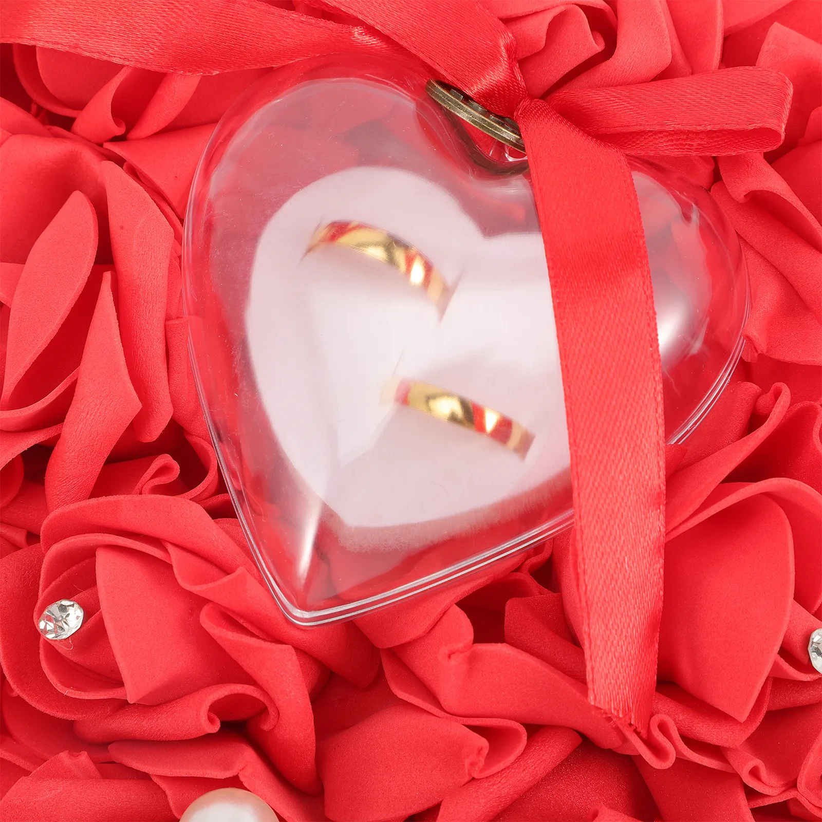 Heart Shaped Pillow Flower Bearer Pillow Holder Cushion Elegant Transparent Storage Box Wedding Accessories Ring Cushion Case
Heart Shaped Pillow Flower Bearer Pillow Holder Cushion Elegant Transparent Storage Box Wedding Accessories Ring Cushion Case