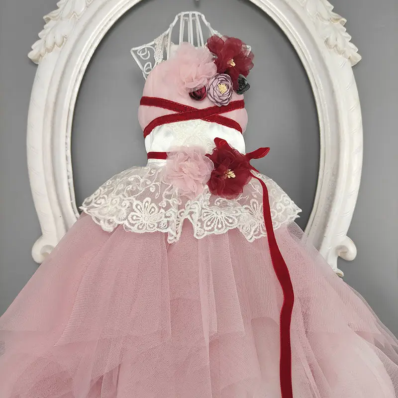 Pink Pet Dog Cat Universal Clothing Fluffy Gauze Wedding Dress Take Photos and Dress Up for Weddings Festivals Gatherings
Pink Pet Dog Cat Universal Clothing Fluffy Gauze Wedding Dress Take Photos and Dress Up for Weddings Festivals Gatherings