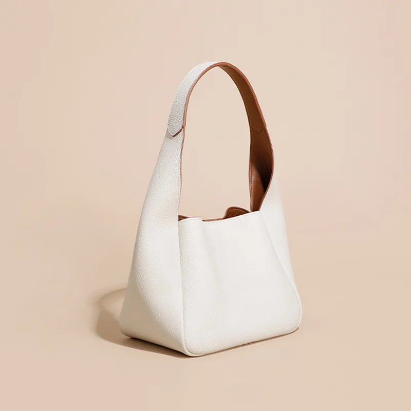 Leather Head Cowhide Bucket Basket Bag Shoulder Bag Armpit Purses And Handbags
Leather Head Cowhide Bucket Basket Bag Shoulder Bag Armpit Purses And Handbags