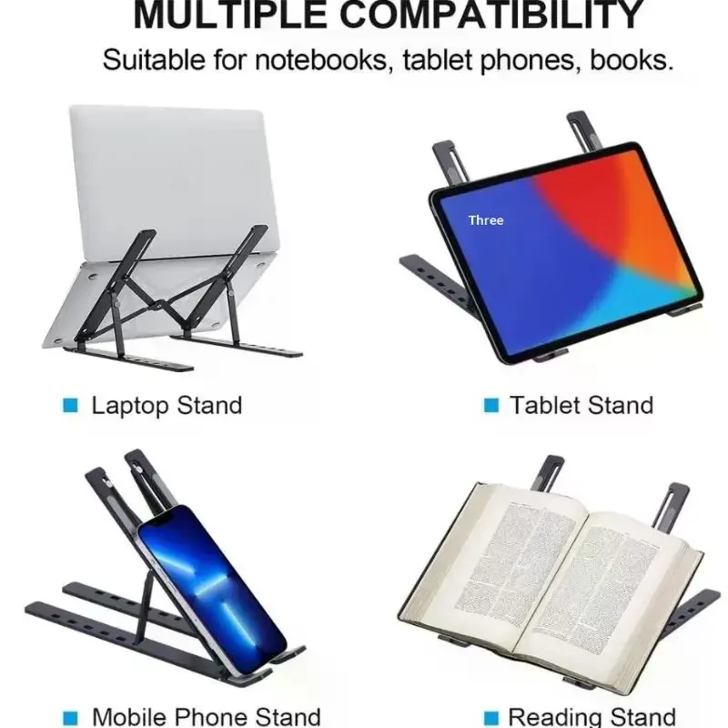 Laptop Stand Metal Material Foldable Portable Laptop Heighten Laptop Holder Bracket Notebook Stand
Laptop Stand Metal Material Foldable Portable Laptop Heighten Laptop Holder Bracket Notebook Stand