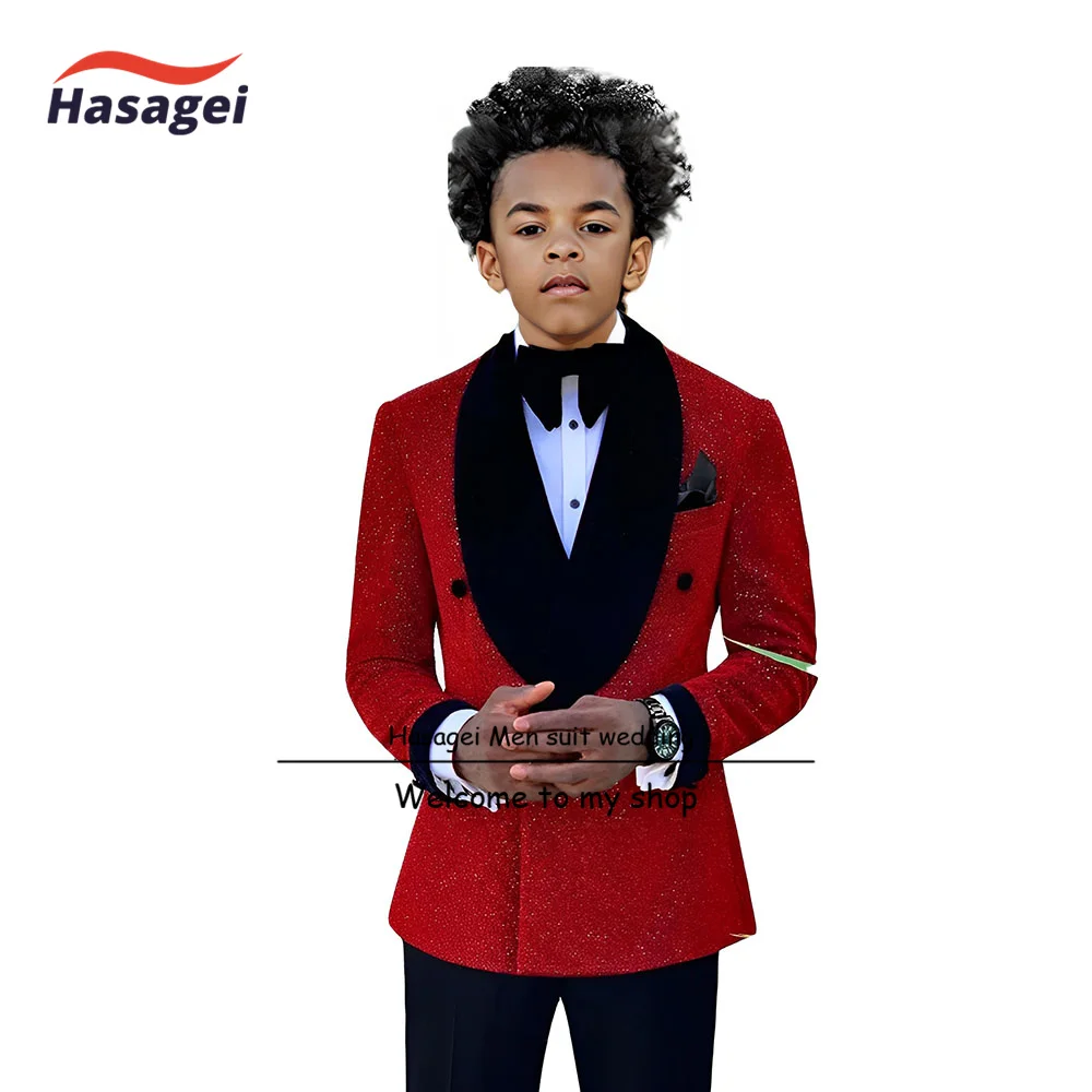 Glitter Red Sequins Boys Suits Wear Wedding Blazer Tuxedos Formal Business Prom Pants Coat Jacket 2 Pieces Kids
Glitter Red Sequins Boys Suits Wear Wedding Blazer Tuxedos Formal Business Prom Pants Coat Jacket 2 Pieces Kids
