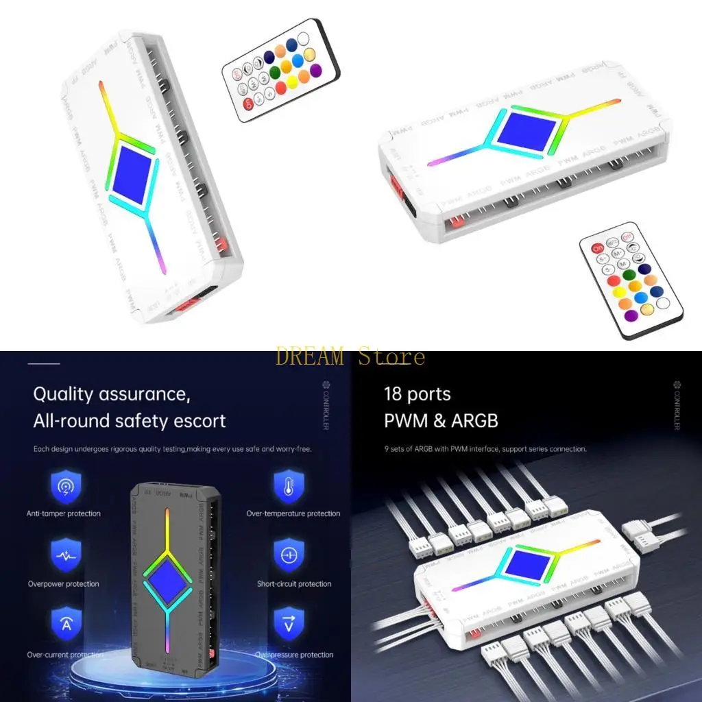 Argb 9 порт порта порта порта Argb Controller Adapter для адаптера контроллера сплиттера вентилятора для вентилятора для
Argb 9 порт порта порта порта Argb Controller Adapter для адаптера контроллера сплиттера вентилятора для вентилятора для