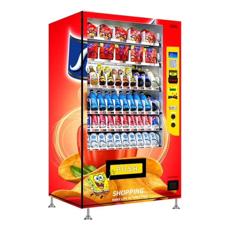 20 Lbice Vending Machine for Sale Combo Snacks and Beverage Vending Machine Cash and Credit Vending Machine Product
20 Lbice Vending Machine for Sale Combo Snacks and Beverage Vending Machine Cash and Credit Vending Machine Product