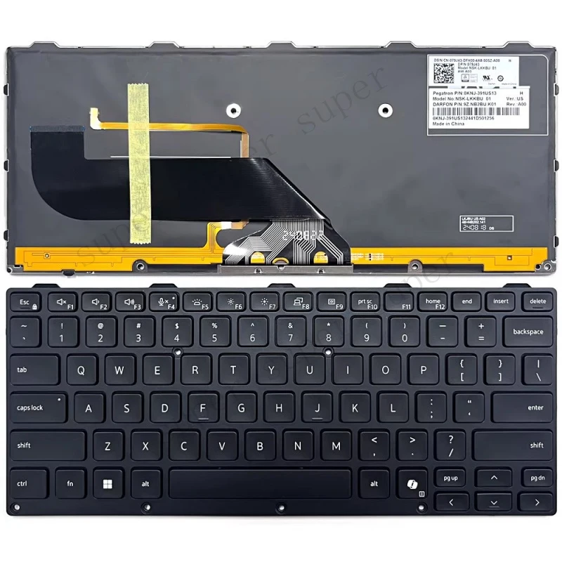 Новая клавиатура S+ с подсветкой (США) для Dell Pro Rugged RA13250 RB14250 P148G P149G
Новая клавиатура S+ с подсветкой (США) для Dell Pro Rugged RA13250 RB14250 P148G P149G