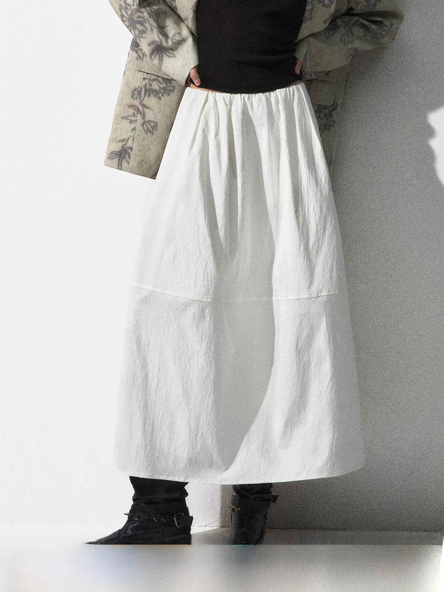 Loen Loose Lazy Sle Midi High Waist Slim A-Line Skirt Polyester Spandex Cotton Blend Casual Versatile Women's Skirt
Loen Loose Lazy Sle Midi High Waist Slim A-Line Skirt Polyester Spandex Cotton Blend Casual Versatile Women's Skirt