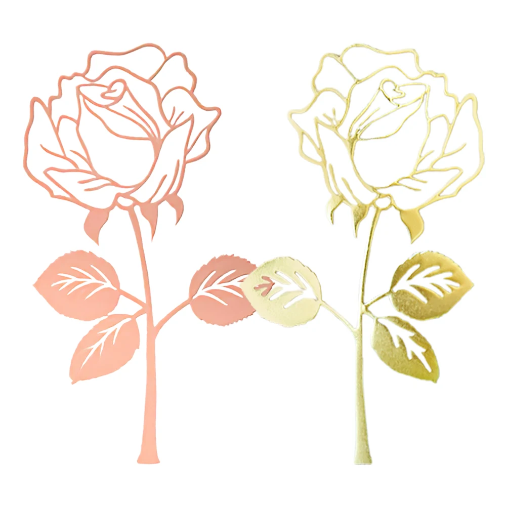 2pcs Metal Rose Hollow Design Elegant Book Accessory For Readers Vintage Page Marker Home School Office Gift Flower
2pcs Metal Rose Hollow Design Elegant Book Accessory For Readers Vintage Page Marker Home School Office Gift Flower
