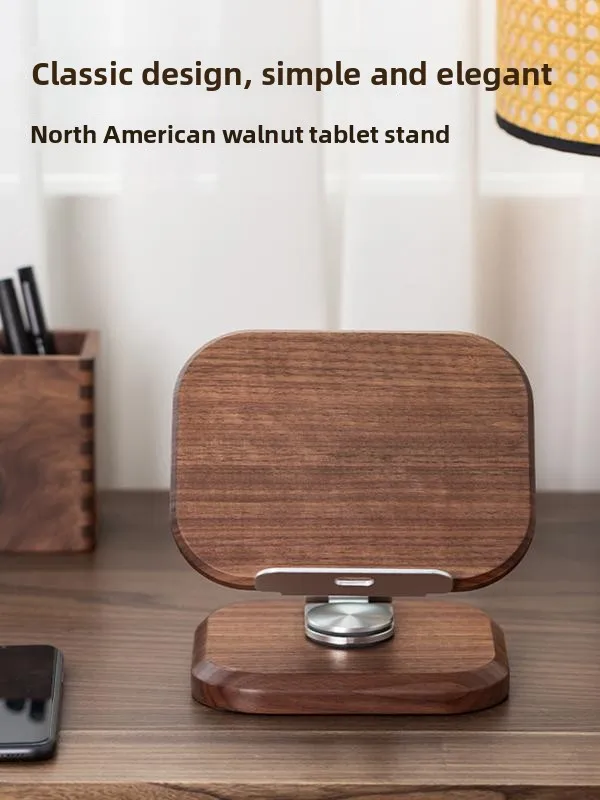 Real Wood Black Walnut Mobile Phone Stand Desktop Holder Adjustable Height for iPad Tablet Home Use Lazy Support Bracket
Real Wood Black Walnut Mobile Phone Stand Desktop Holder Adjustable Height for iPad Tablet Home Use Lazy Support Bracket