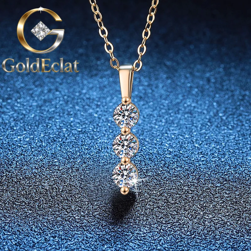 GoldEclat Luxury 100% Real 18k Gold Women's Diamond Pendant Simple Diamond D Color Moissanite Necklace
GoldEclat Luxury 100% Real 18k Gold Women's Diamond Pendant Simple Diamond D Color Moissanite Necklace