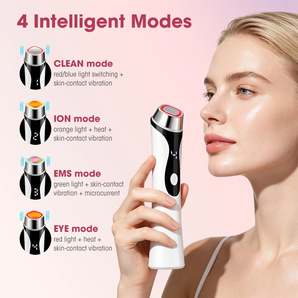 EMS Facial Lifting Machine Microcurrent Eye Skin Firming Tighten Instrument LED Photon Vibration Massager Beauty Device
EMS Facial Lifting Machine Microcurrent Eye Skin Firming Tighten Instrument LED Photon Vibration Massager Beauty Device