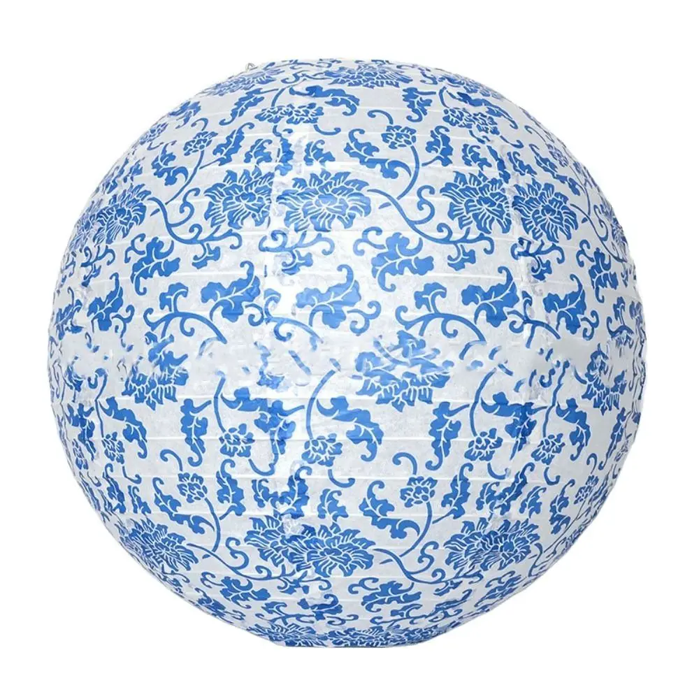 Decoration Gift Chinese Style Paper Lantern Printed Blue White Hanging Paper Ball Round DIY Festival Supplies Wedding
Decoration Gift Chinese Style Paper Lantern Printed Blue White Hanging Paper Ball Round DIY Festival Supplies Wedding