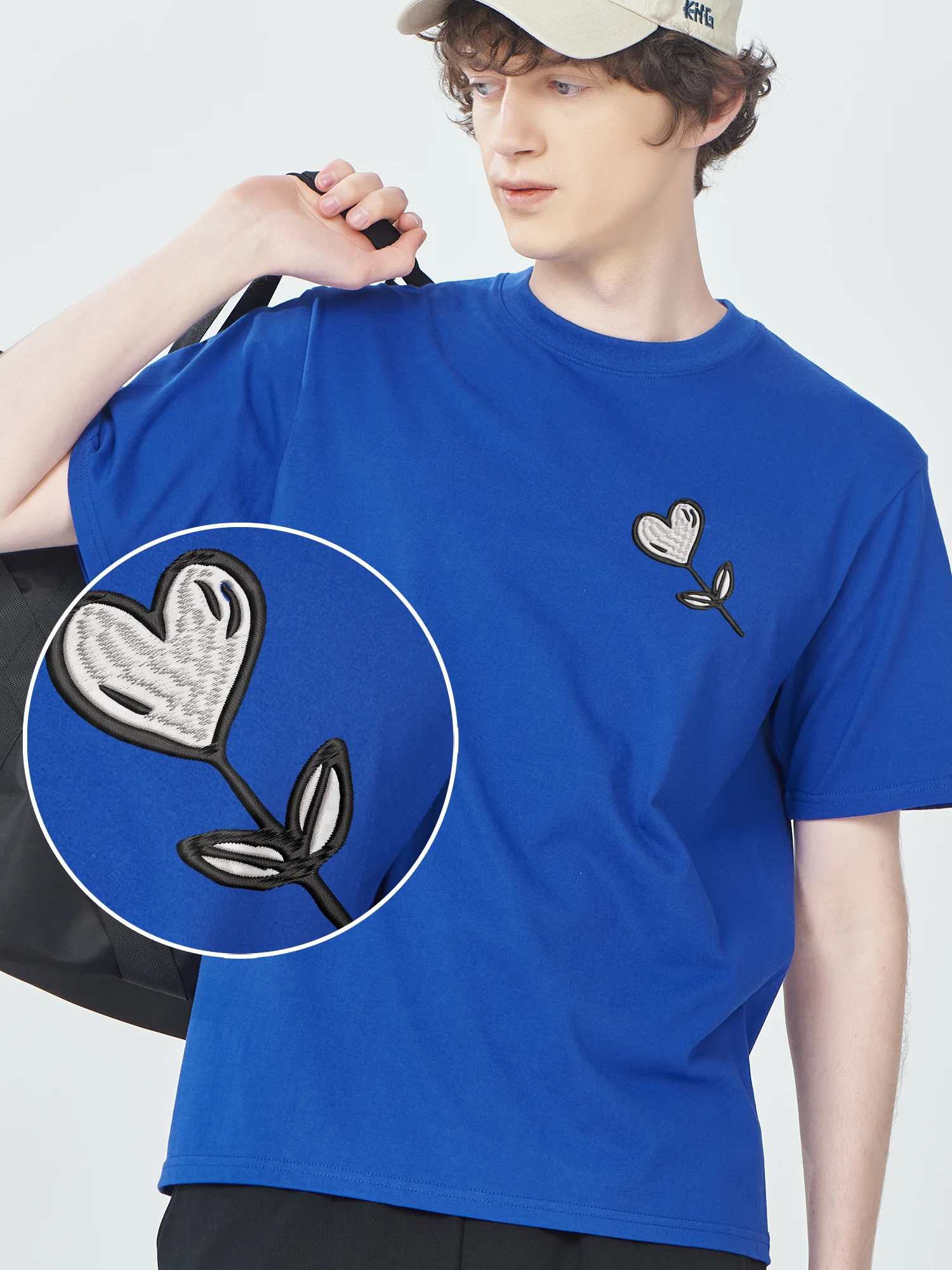 Love Flower Embroidered T-Shirt Cotton Short Sleeve Unisex Casual Comfort Classic Clothes Summer Breathable Tops
Love Flower Embroidered T-Shirt Cotton Short Sleeve Unisex Casual Comfort Classic Clothes Summer Breathable Tops