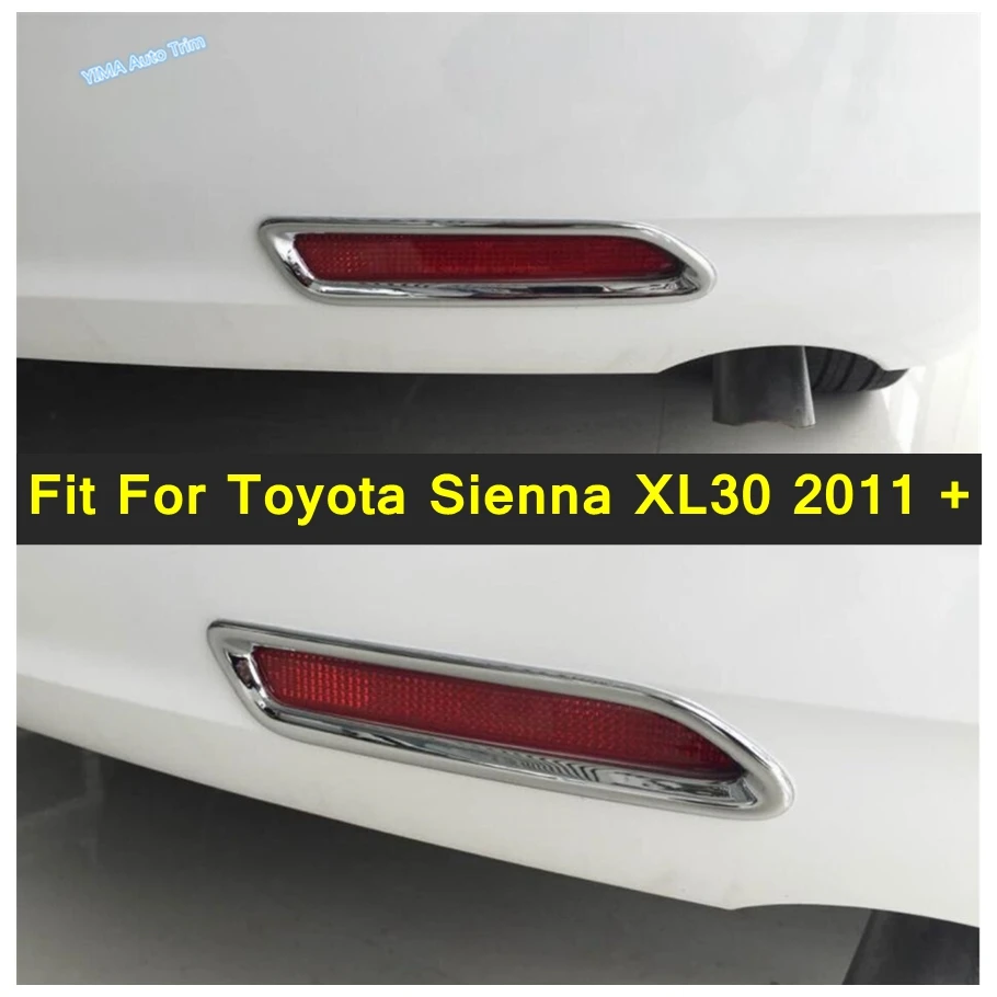 Rear Bumper Fog Lights Lamps Decor Frame Protection Cover Trim Fit For Toyota Sienna XL30 2011 - 2020 ABS Chrome Car Accessories
Rear Bumper Fog Lights Lamps Decor Frame Protection Cover Trim Fit For Toyota Sienna XL30 2011 - 2020 ABS Chrome Car Accessories
