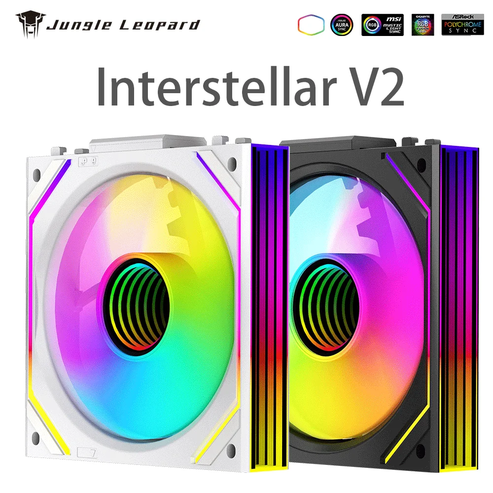 120mm ARGB Case Fan with Dual Side Infinity Mirror Cableless For Computer Water Cooler | Jungle Leopard Interstellar V2 1pc
120mm ARGB Case Fan with Dual Side Infinity Mirror Cableless For Computer Water Cooler | Jungle Leopard Interstellar V2 1pc