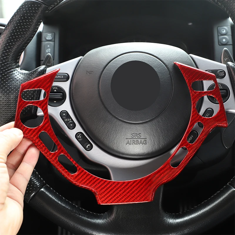 For Nissan GTR R35 2008-2016 Car Styling Real Carbon Fiber Car Steering Wheel Decoration Frame Trim Car Modification Accessories
For Nissan GTR R35 2008-2016 Car Styling Real Carbon Fiber Car Steering Wheel Decoration Frame Trim Car Modification Accessories