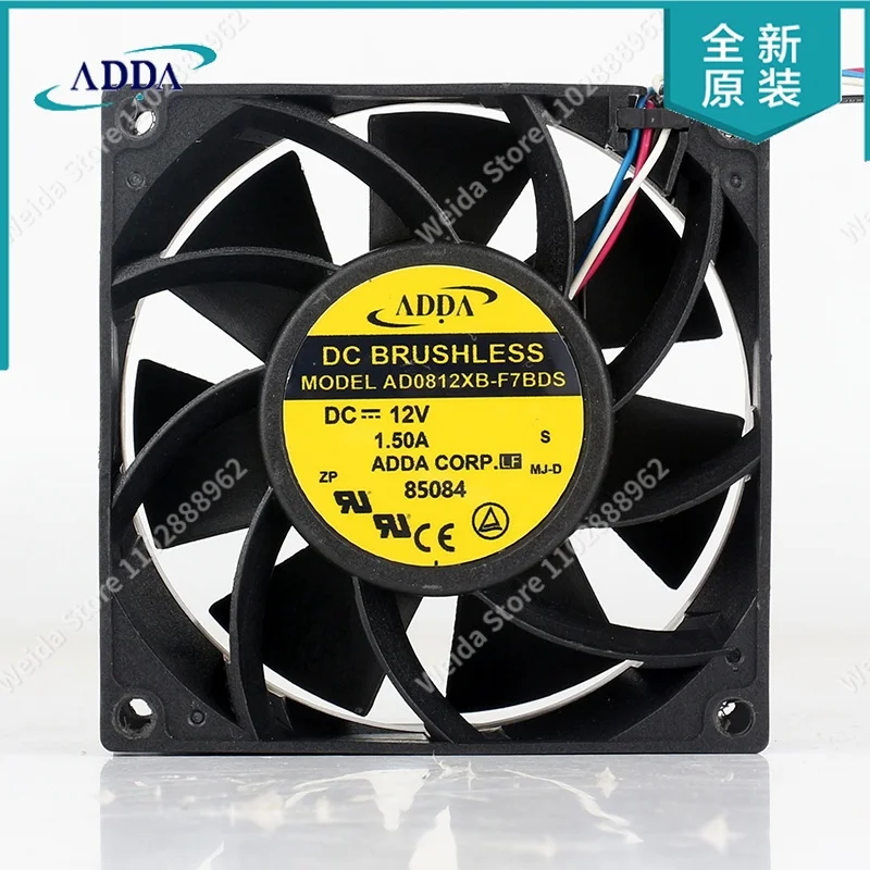 Вентилятор охлаждения ADDA 8038 80X80X38MM 8CM 5V 24V 48V DC12V 1.50A AC, инверторный, с двойным шарикоподшипником, 4-проводной, с регулировкой скорости PWM, AD0812XB-F7BDS
Вентилятор охлаждения ADDA 8038 80X80X38MM 8CM 5V 24V 48V DC12V 1.50A AC, инверторный, с двойным шарикоподшипником, 4-проводной, с регулировкой скорости PWM, AD0812XB-F7BDS