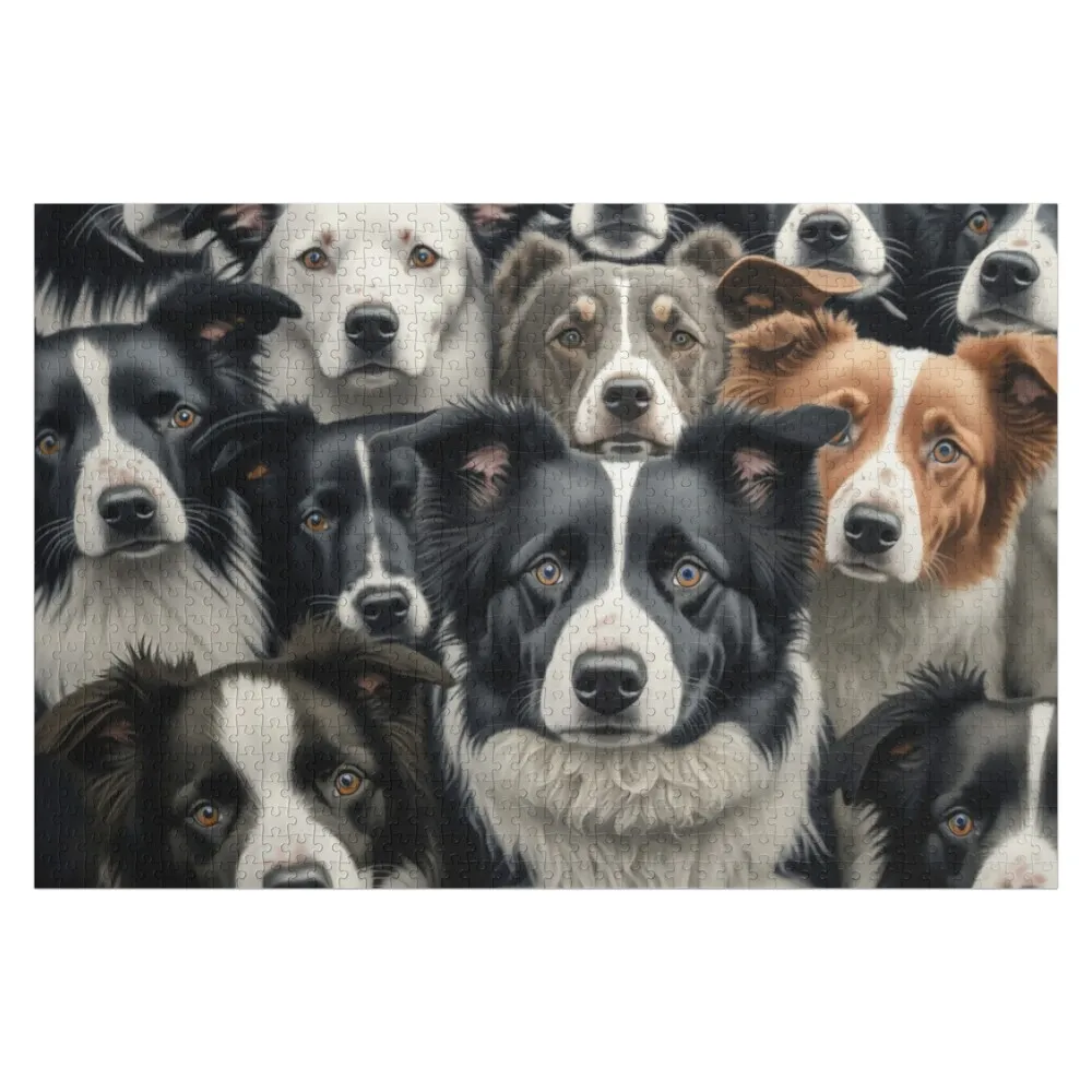 Beautiful Border Collies, so many adorable faces, dogs are the best! Jigsaw Puzzle Personalized Gift Married Puzzle
Beautiful Border Collies, so many adorable faces, dogs are the best! Jigsaw Puzzle Personalized Gift Married Puzzle