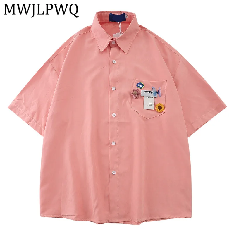 MWJLPWQ Men's Clothing Japanese Niched Pocket Decoration Shirt Street Style Spring Summer Short Sleeve Couple Loose Tops 16228
MWJLPWQ Men's Clothing Japanese Niched Pocket Decoration Shirt Street Style Spring Summer Short Sleeve Couple Loose Tops 16228